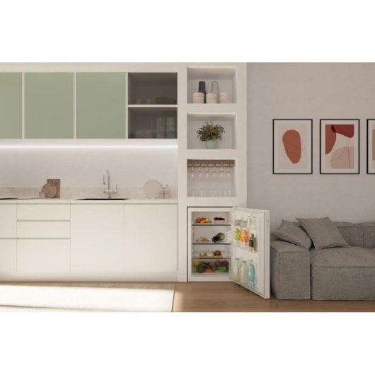 Frigorífico Mini Candy CNLQ2S58EW Defrost 85 cm 129 L E Blanco
