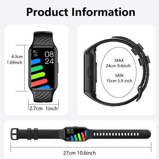 Blackview R10 Bluetooth 5.2 1,47'' Preto Smartwatch Feminino