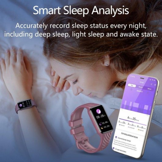 Blackview R10 Bluetooth 5.2 1,47'' Roxo Smartwatch Feminino
