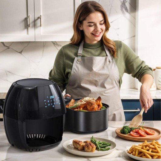 Friteuse sans Huile Generica Liimoo 8L 2000W 8 Programmes 360° Air