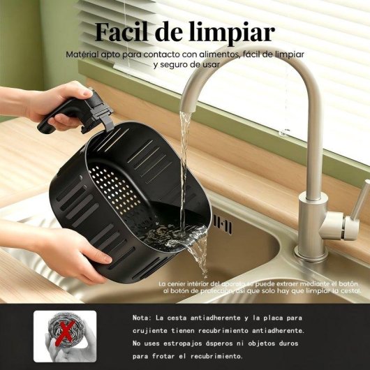 Friteuse sans Huile Generica Liimoo 8L 2000W 8 Programmes 360° Air
