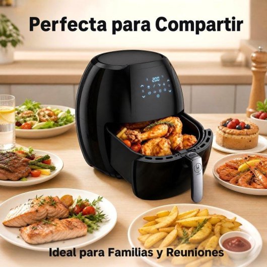 Friteuse sans Huile Generica 8L 2000W avec Panneau Tactile Intelligent