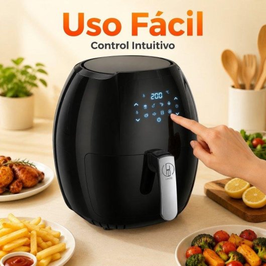 Friteuse sans Huile Generica 8L 2000W avec Panneau Tactile Intelligent