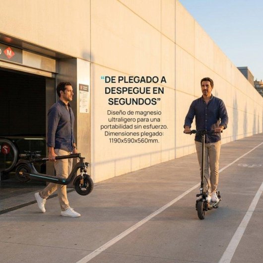 Patinete elétrico Joyor 500W Autonomia 40km Rodas 10 polegadas Travões disco