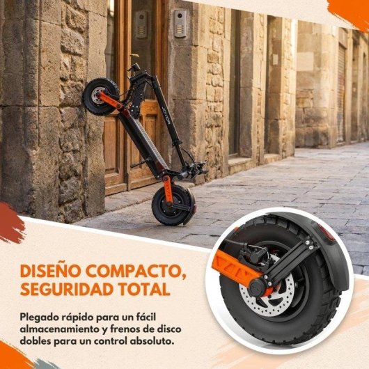 Elektroroller Joyor 600W Reichweite ≤90km Offroad-Reifen 10" Doppelfederung
