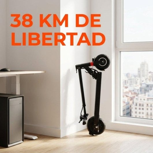 Patinete eléctrico Joyor 500W Autonomía 38km Neumáticos 8" Suspensión Delantera Negro