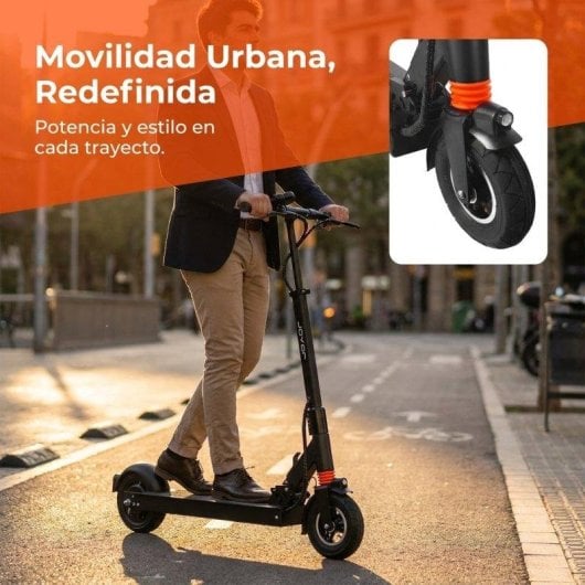 Patinete eléctrico Joyor 500W Autonomía 38km Neumáticos 8" Suspensión Delantera Negro
