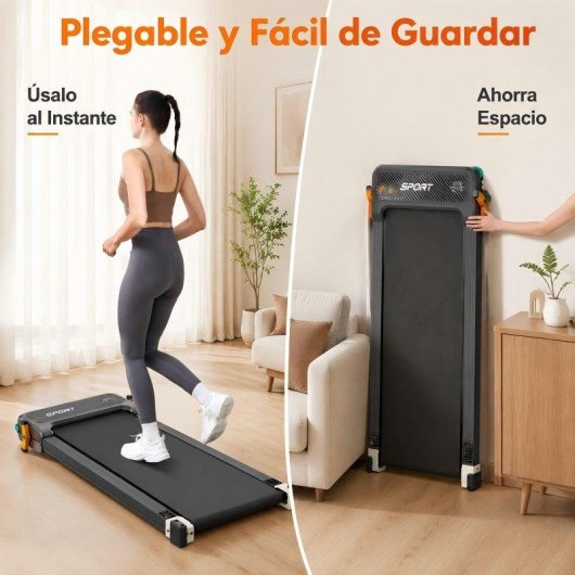 Faltbares Laufband AKLUER Walking Pad 2-in-1 Neigung 5%