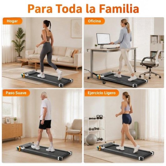 Faltbares Laufband AKLUER Walking Pad 2-in-1 Neigung 5%