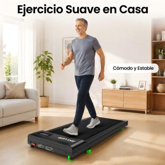 Cinta de correr AKLUER plegable 2.5HP inclinación 6% pantalla LED
