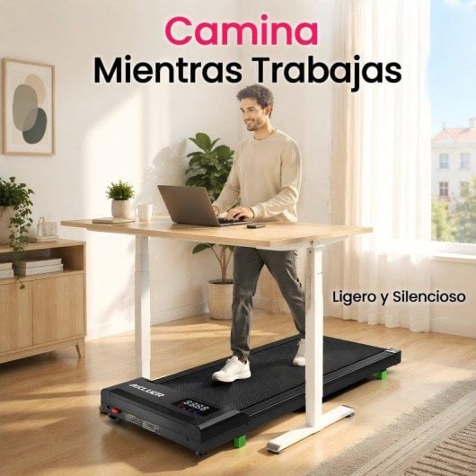 Cinta de correr plegable AKLUER bajo escritorio 2.5HP inclinación 6%