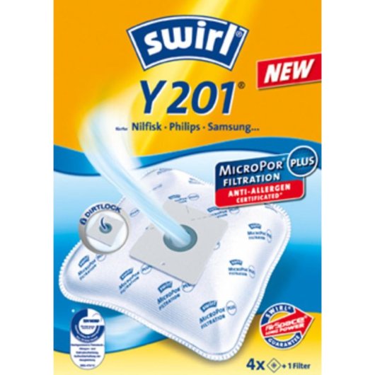 Bolsa de repuesto Swirl Y 201 Blanco (4 unidades)