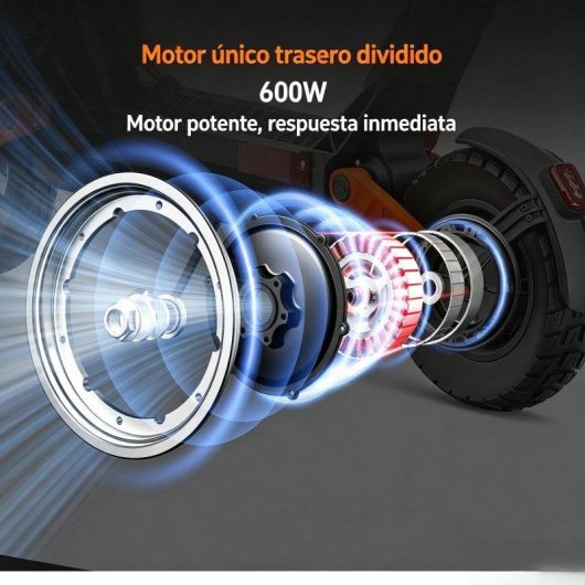 Patinete elétrico Joyor 600W Autonomia 55km Pneus 10" Off-road Freios a disco