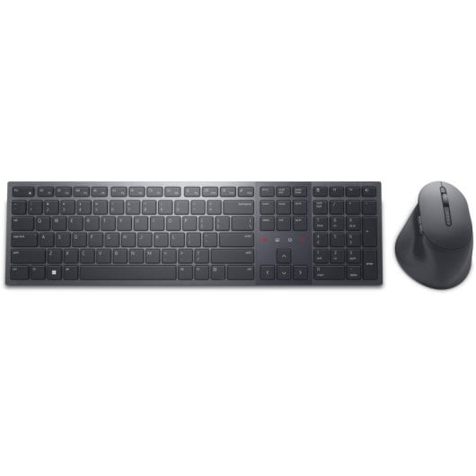 Clavier Dell KM900 sans fil Bluetooth RF US International avec souris graphite
