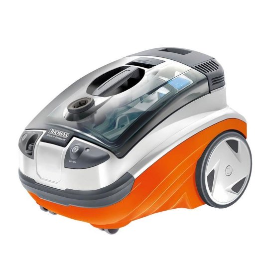 Aspiradora de tambor Thomas Aquatic Breeze 1600W 6L HEPA 13 Negro Naranja Blanco