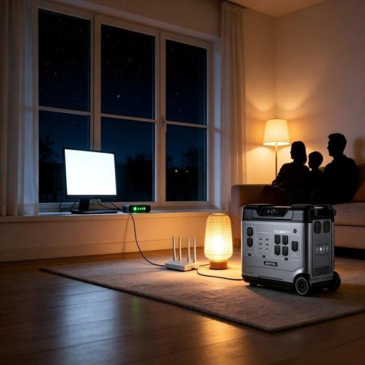 Station d’énergie Oukitel P5000E Pro 5120Wh 5 ports AC/DC/USB Batterie LiFePO4 WiFi Bluetooth