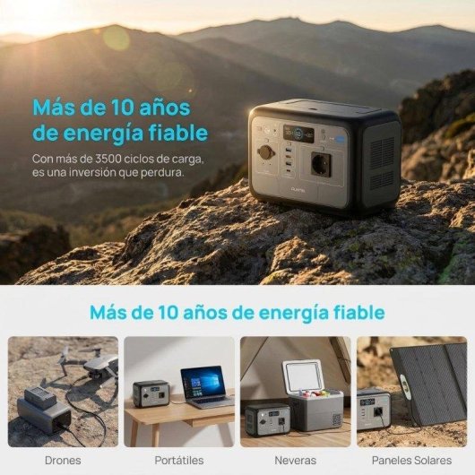 Estação de energia Oukitel P800 512Wh 2 AC 5 USB Bateria LiFePO4 Carregamento rápido UPS