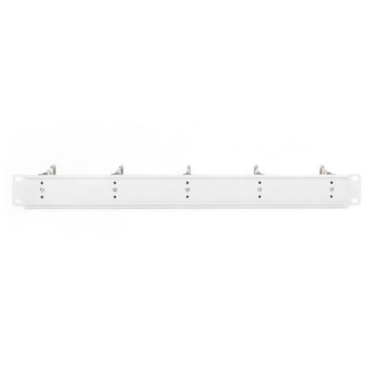 Panel de organización de cables Digitus con 5 estribos de acero 19" 1U