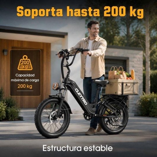 Bicicleta Eléctrica Cleytro 500W 48V 15.6Ah 20" Autonomía 40-50 km