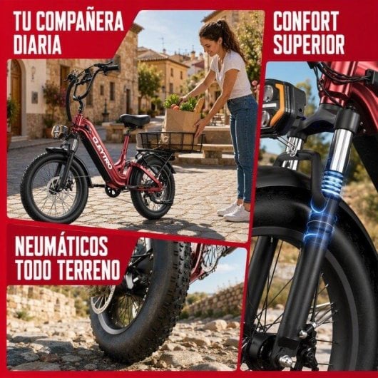 Bicicletta Elettrica CleyTro 48V 500W Autonomia 40-50 km