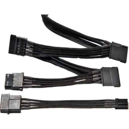 Cable alimentación be quiet! CM-61050 Molex 1 m Negro