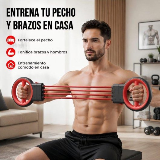 Expansor de Resistencia Akluer 3 en 1 Ajustable y Portátil