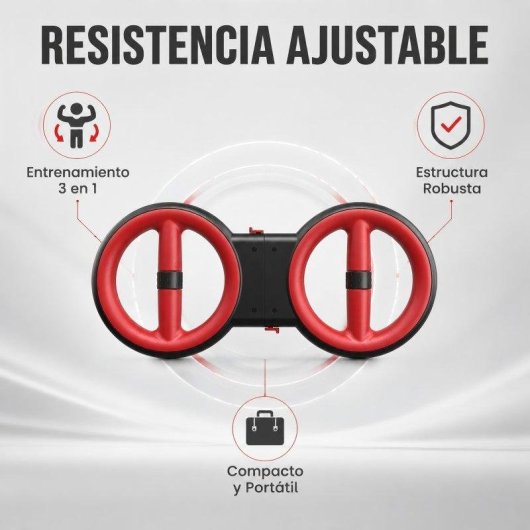 Expansor de Resistencia Akluer 3 en 1 Ajustable y Portátil