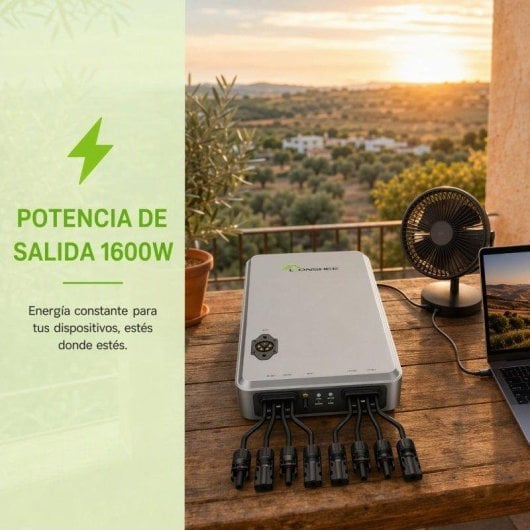 Hub solaire intelligent Lionshee 1600W 2 MPPT WiFi IP65