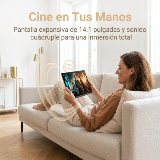 Tablette Meswao B1 Wi-Fi 14,1" 6 Go 128 Go Doré Caméra