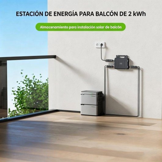 Panneau Solaire Lionshee 480W – 2x240W – HUB 1600W – Micro-onduleur 800W – Batterie 1024Wh