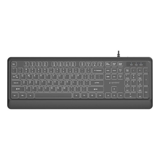 Tastiera Gembird KB-UML-04 membrana completa retroilluminata USB US International
