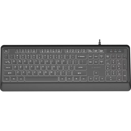 Tastiera Gembird KB-UML-04 membrana completa retroilluminata USB US International