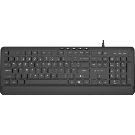 Clavier Gembird KB-MCH-05 membrane complet avec multimédia USB US International