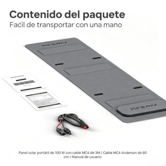 Estação de energia AFERIY Nomad1800 1024Wh 9 portas AC/DC/USB Bateria LiFePO4 Carregador solar dobrável