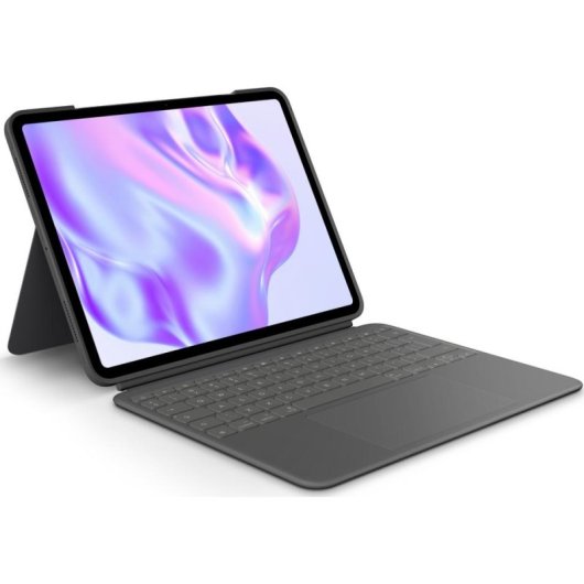 Huelle mit Tastatur Logitech Combo Touch fuer iPad Pro 13 M4 Graphit