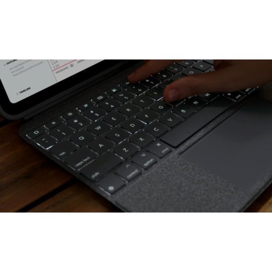 Funda con teclado Logitech Combo Touch para iPad (10ª generación) Gris
