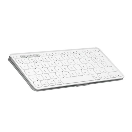 Tastatur Logitech Keys-To-Go 2 kabellos Bluetooth US International weiß