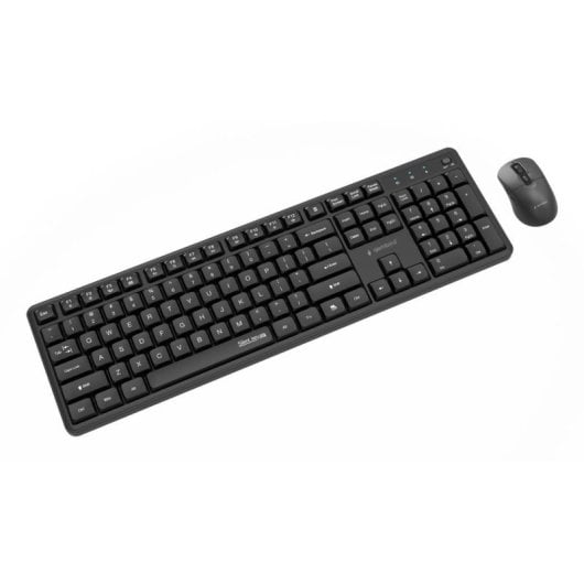 Teclado Gembird KBS-WMS-01 membrana completo con ratón inalámbrico US International