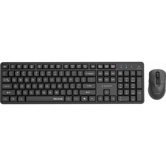 Teclado Gembird KBS-WMS-01 membrana completo con ratón inalámbrico US International