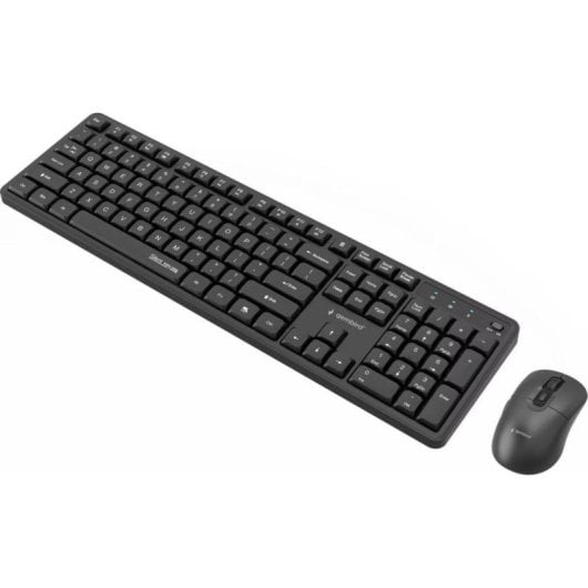 Teclado Gembird KBS-WMS-01 membrana completo con ratón inalámbrico US International