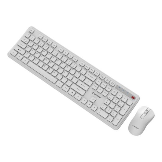 Teclado Gembird KBS-WPS-01-W completo sem fios com rato US International