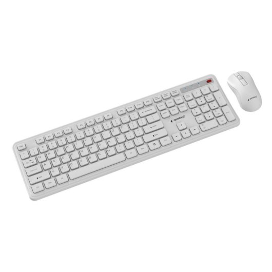 Teclado Gembird KBS-WPS-01-W completo sem fios com rato US International
