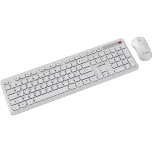Teclado Gembird KBS-WPS-01-W completo sem fios com rato US International