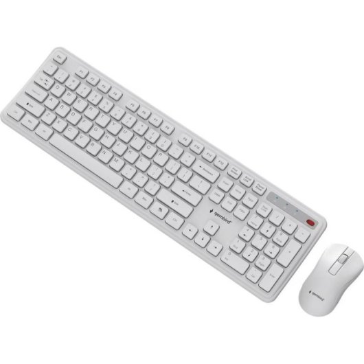 Teclado Gembird KBS-WPS-01-W completo sem fios com rato US International