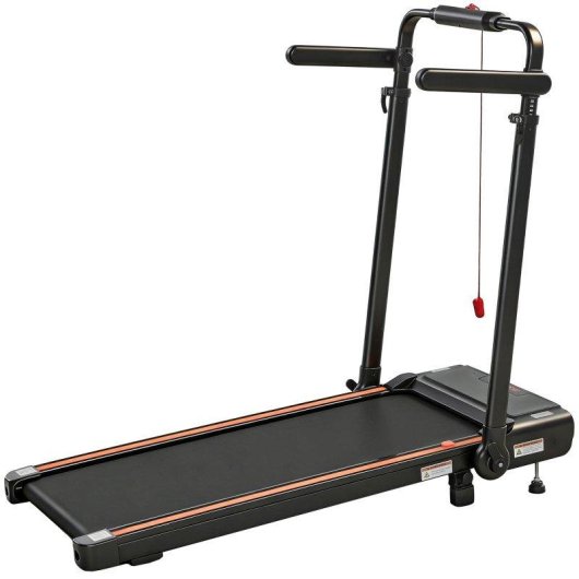 Cinta de Correr Plegable con Escritorio Welltin 2,5CV 12 km/h Pantalla LED Negra