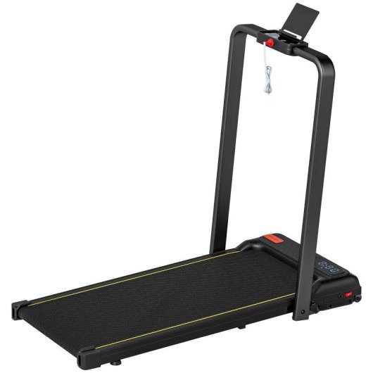 Tapis roulant Welltin A90-394V90BK pieghevole 2 in 1 inclinazione 10% 6 km/h