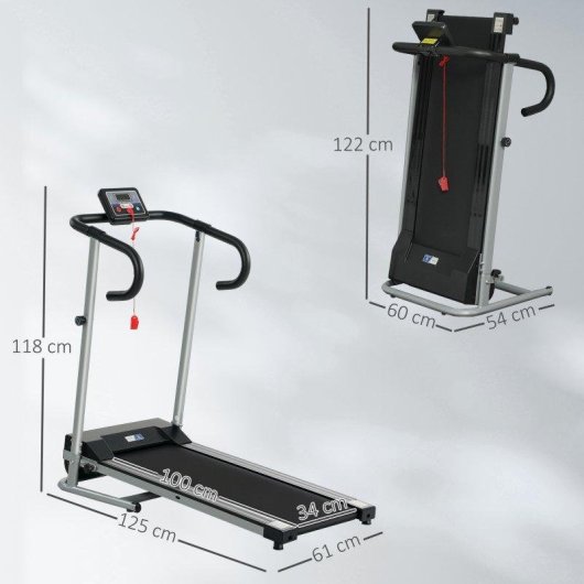 Cinta de Correr Eléctrica Plegable Welltin 500W 10 km/h Pantalla LCD