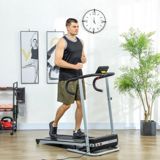 Cinta de Correr Eléctrica Plegable Welltin 500W 10 km/h Pantalla LCD