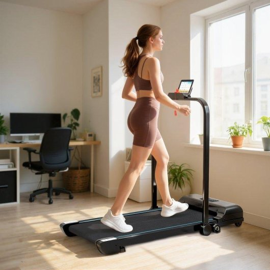 Cinta de Correr Welltin Plegable 2 en 1 2.5 HP / 10 km/h