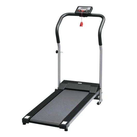Cinta de correr eléctrica Welltin plegable 1.25 HP pantalla LCD ruedas